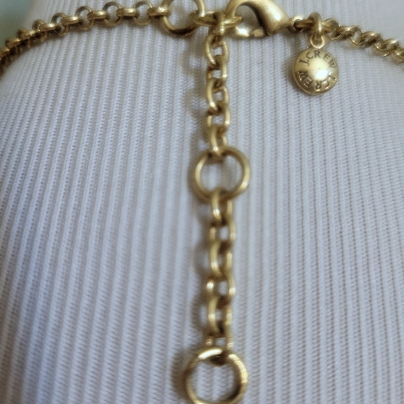 J. Crew Off-White Botanical Leaf Necklace - Picture 6 of 6